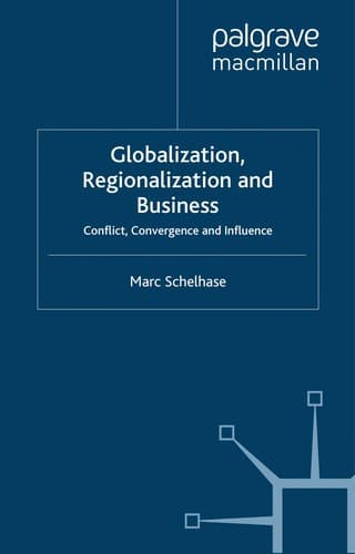 Cover of Globalization, regionalization, and business by Marc Schelhase