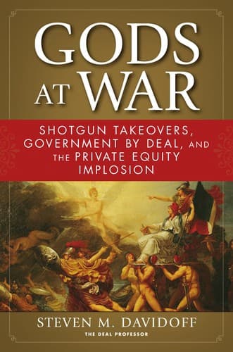 Cover of Gods at war by Steven M. Davidoff