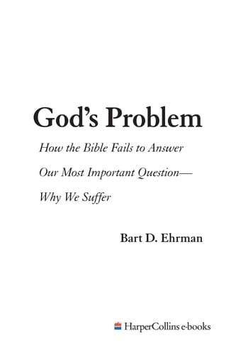 Cover of God's Problem by Bart D. Ehrman
