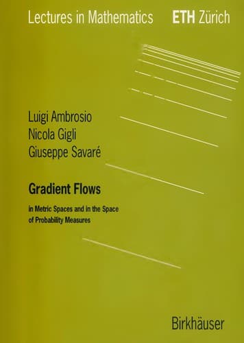 Cover of Gradient flows by Luigi Ambrosio