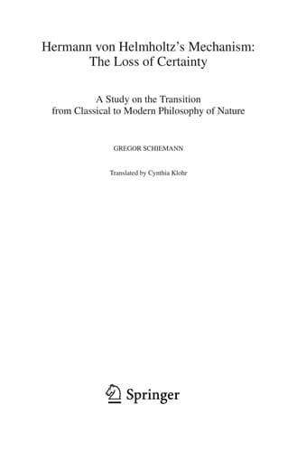 Cover of The Loss of Certainty by Gregor Schiemann