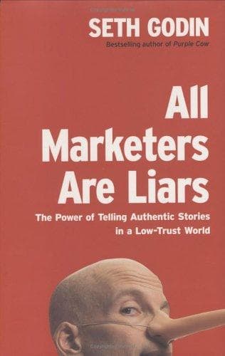 Cover of All marketers are liars by Seth Godin