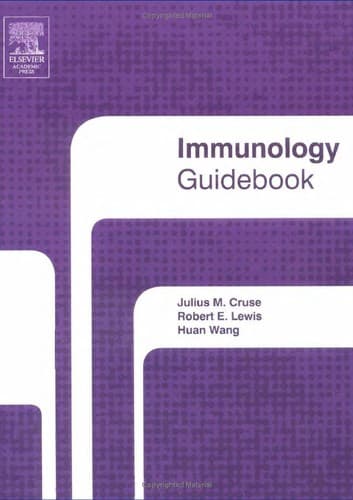 Cover of Immunology guidebook by Julius M. Cruse