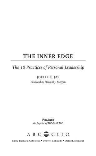Cover of The inner edge by Joelle Jay