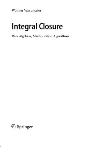 Cover of Integral closure by Vasconcelos, Wolmer V