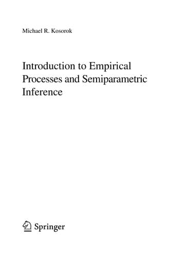 Cover of Introduction to empirical processes and semiparametric inference by Michael R. Kosorok