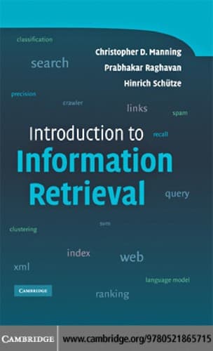 Cover of Introduction to information retrieval by Christopher D. Manning