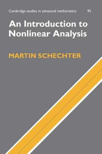 Cover of An introduction to nonlinear analysis by Martin Schechter