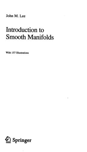 Cover of Introduction to smooth manifolds by Lee, John M