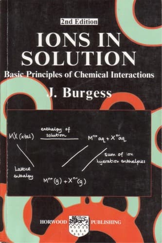 Cover of Ions in solution by Burgess, John Dr