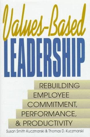 Cover of Values-based leadership by Susan Smith Kuczmarski