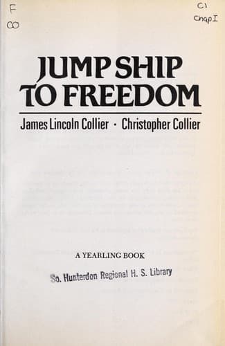 Cover of Jump Ship to Freedom by James Lincoln Collier