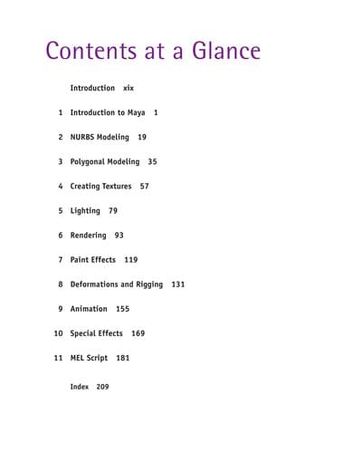 Cover of Maya 8 at a glance by George Maestri