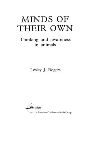 Cover of Minds of their own by Lesley J Rogers