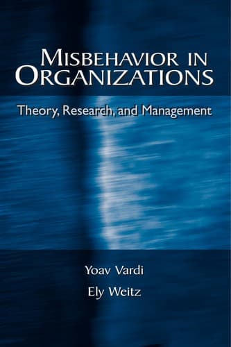 Cover of Misbehavior in organizations by Yoʾav Ṿardi