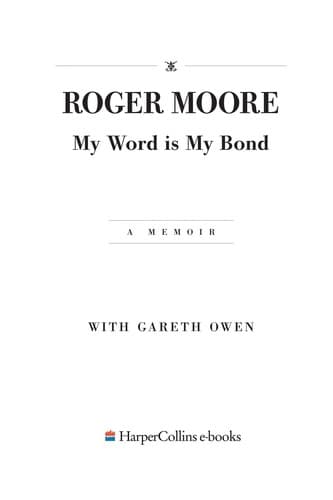 Cover of My word is my bond by Roger Moore