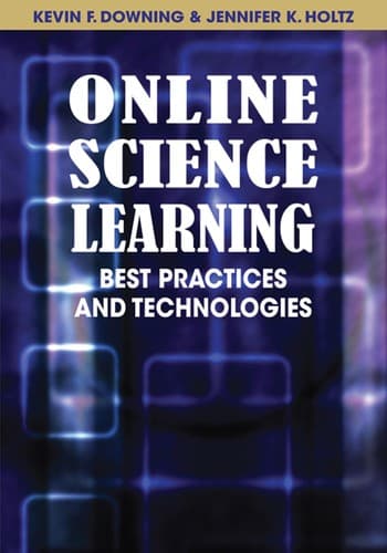 Cover of Online science learning by Kevin F. Downing