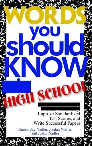 Cover of Words you should know in high school by Burton Jay Nadler