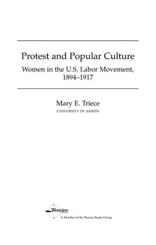 Cover of Protest and popular culture by Mary Eleanor Triece