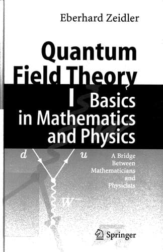 Cover of Quantum field theory by Eberhard Zeidler