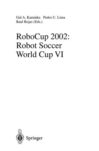 Cover of RoboCup 2002 by RoboCup 2002 (2002 Fukuoka, Japan)