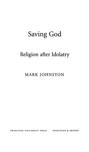 Cover of Saving God by Mark Johnston