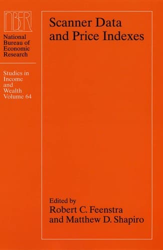 Cover of Scanner data and price indexes by [name missing]