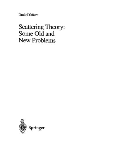 Cover of Scattering theory by D. R. I︠A︡faev