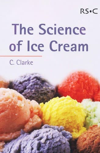Cover of The science of ice cream by Chris Clarke