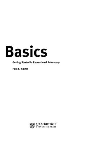 Cover of Stargazing basics by Paul E. Kinzer
