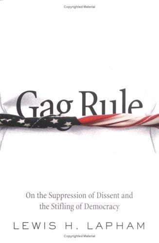 Cover of Gag rule by Lewis H. Lapham