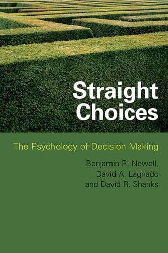 Cover of Straight choices by Benjamin R. Newell