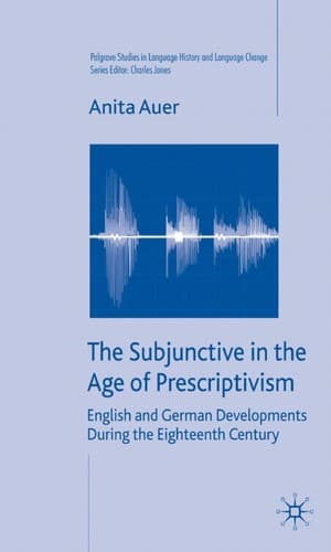 Cover of The subjunctive in the age of prescriptivism by Anita Auer