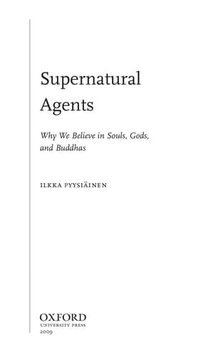 Cover of Supernatural agents by Ilkka Pyysiäinen