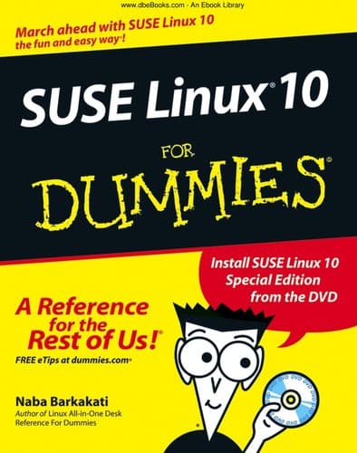 Cover of SUSE Linux 10 for dummies by Nabajyoti Barkakati