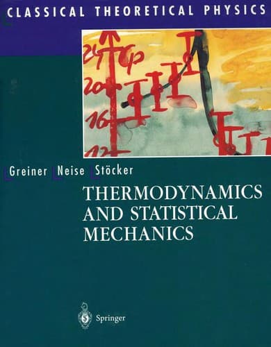 Cover of Thermodynamics and statistical mechanics by Walter Greiner