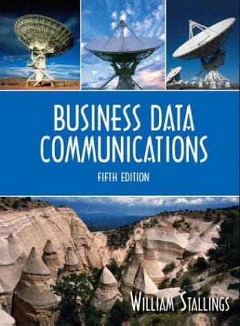 Cover of Business data communications by William Stallings