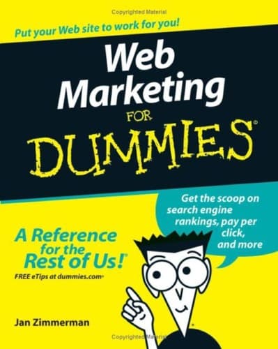 Cover of Web marketing for dummies by Jan Zimmerman