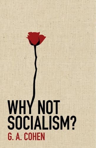 Cover of Why not socialism? by G. A. Cohen