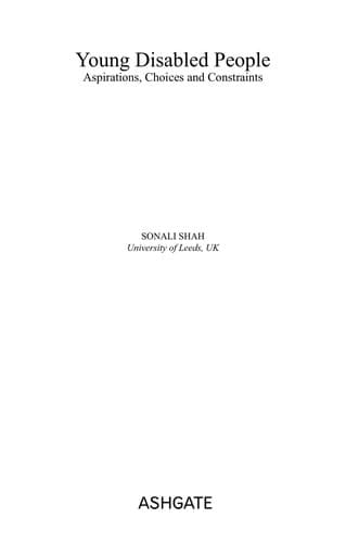 Cover of Young disabled people by Sonali Shah