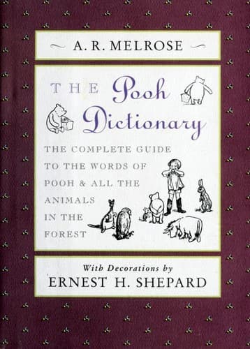 Cover of The Pooh Dictionary by A. R. Melrose