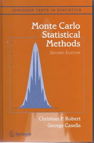 Cover of Monte Carlo Statistical Methods by Christian P. Robert