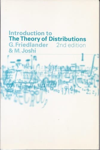 Cover of Introduction to the Theory of Distributions by F. G. Friedlander