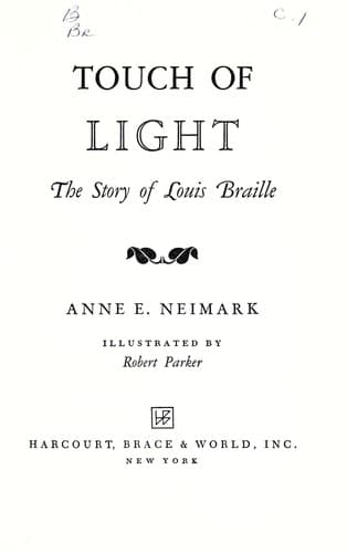 Cover of Touch of light by Anne E. Neimark
