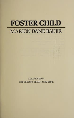 Cover of Foster child by Marion Dane Bauer