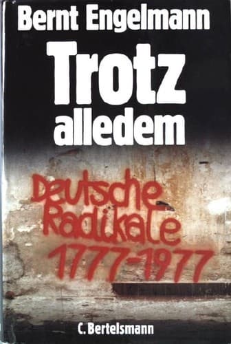 Cover of Trotz alledem by Bernt Engelmann