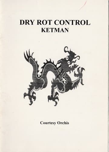 Cover of Dry Rot Control by Courtesy Orchis