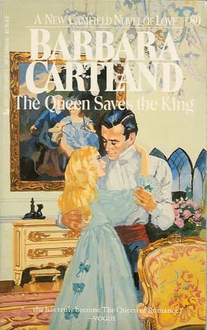 Cover of The Queen Saves a King by Barbara Cartland