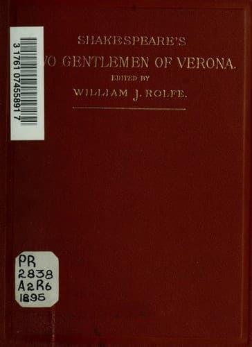 Cover of Two Gentlemen of Verona by William Shakespeare
