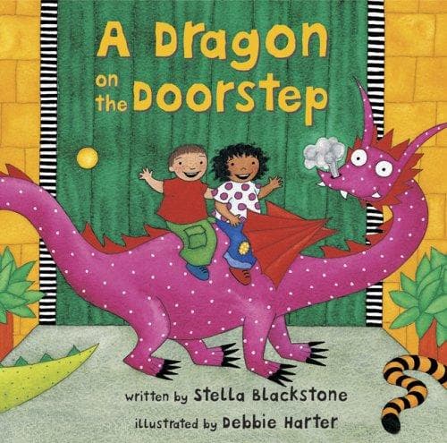 Cover of A dragon on the doorstep by Stella Blackstone